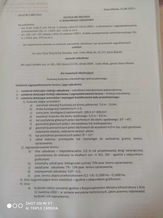 Działka przy lesie na sprzedaż