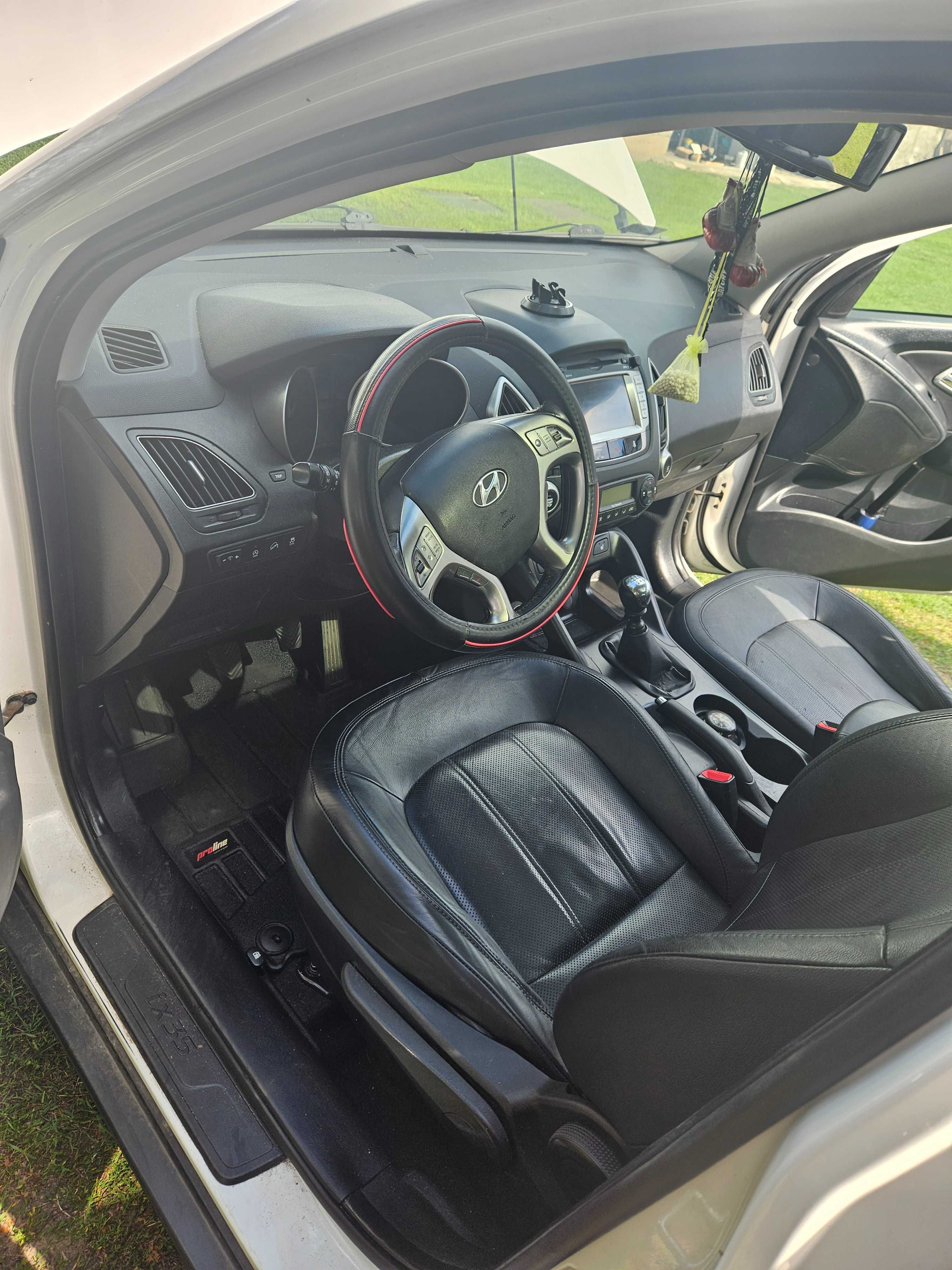 HYUNDAI IX35 1.7D/85kW, webasto 201 tyś. przebiegu, łańcuch rozrządu.