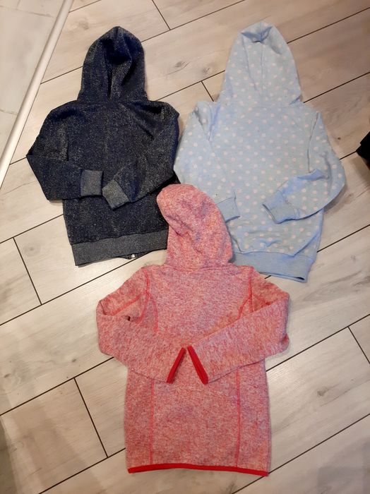 Zestaw 3 sztuki Bluza Polar Bluzy z kapturem