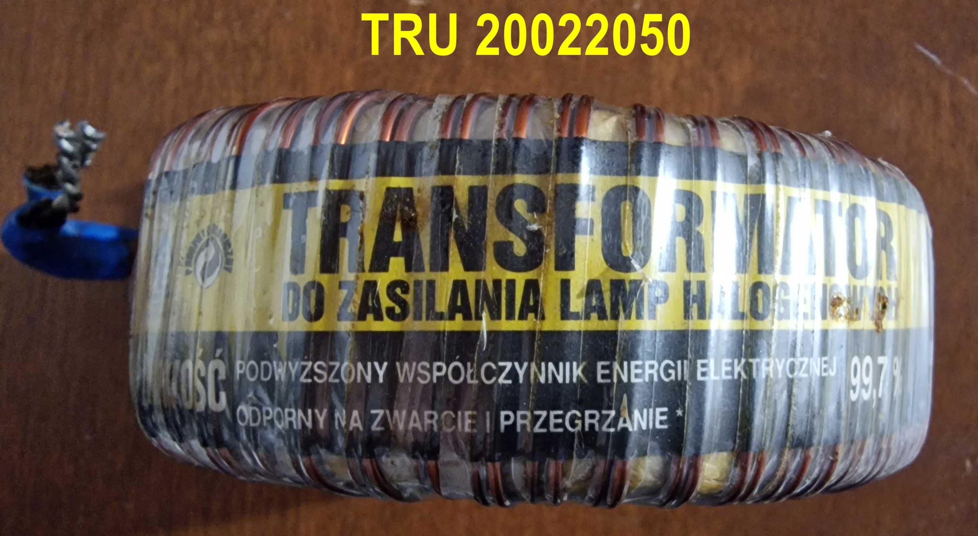Transformator toroidalny  do  lamp halogenowych  200VA