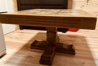 Stolik kawowy ława stół dębowy lite drewno