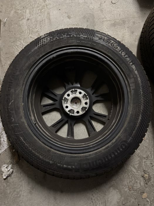 Нові диски 5х112 R17 з новою резиною Continental WinterContact TS870P