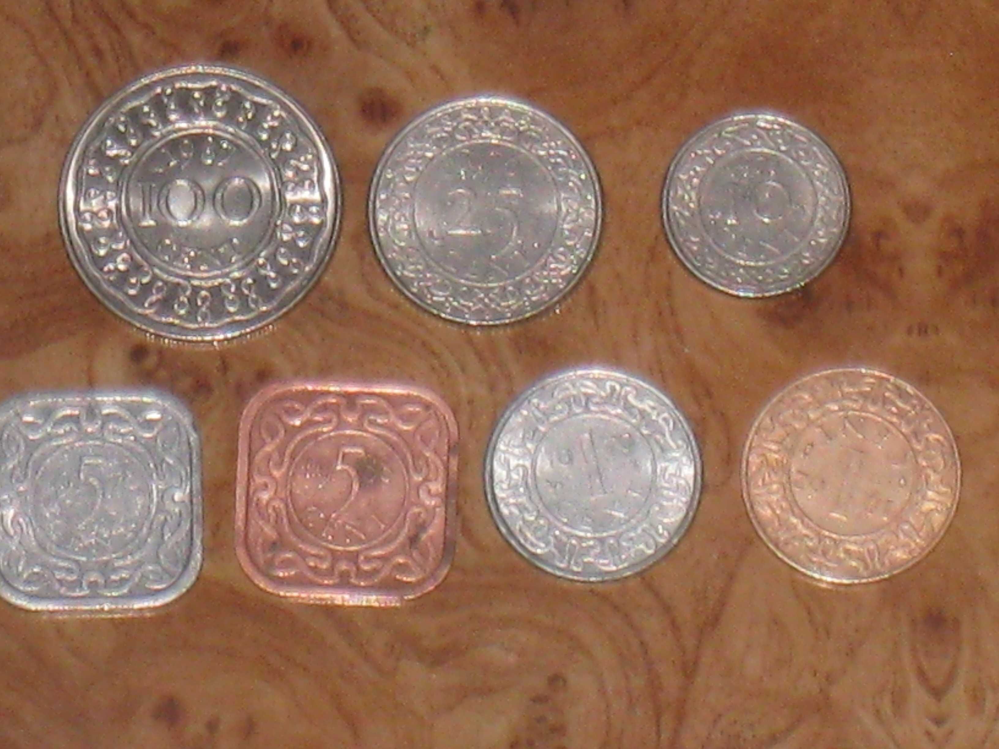 Монеты Суринама  - 7 шт.