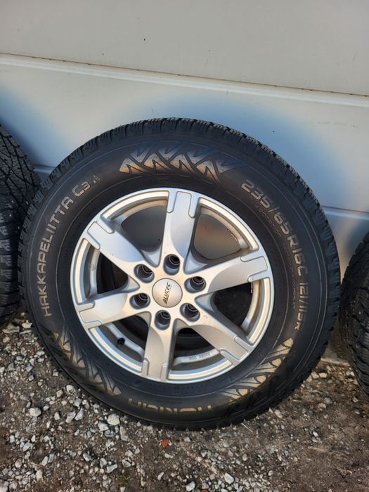 Alufelgi koła sprinter 6x130 235/65r16c alutec nokian zimowe z kolcami