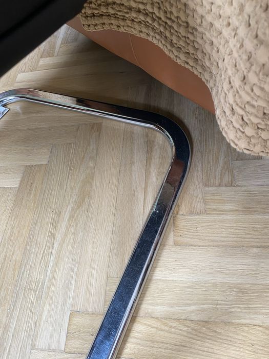 Skórzany fotel gabinetowy, biurkowy, design, vintage