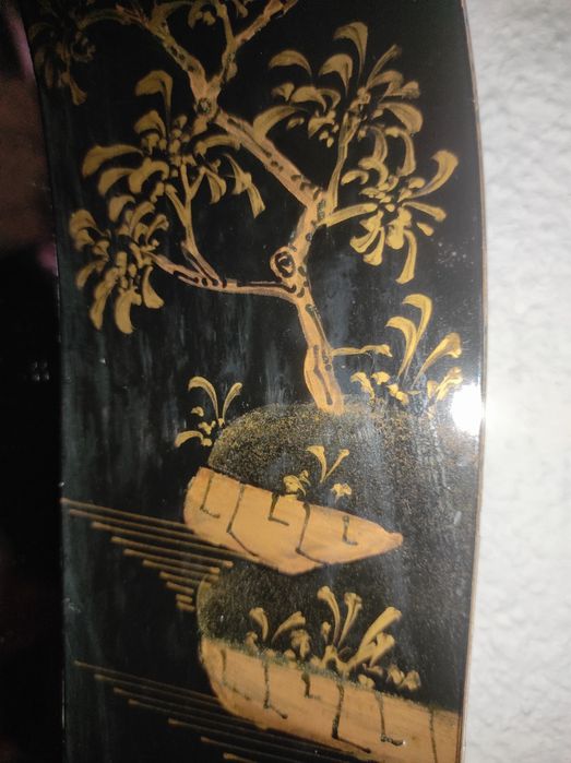 Espelho pintado a tinta da China