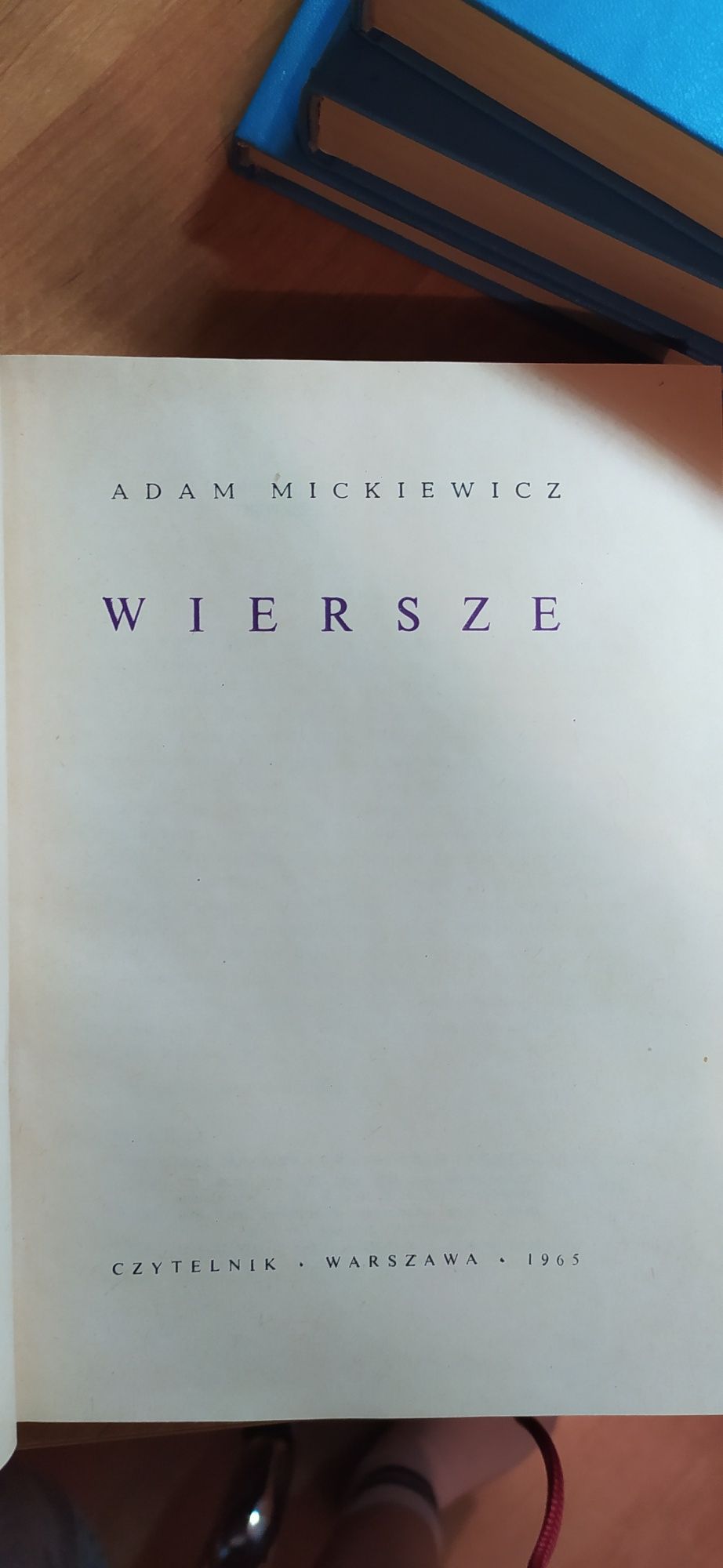 Seria książek A. Mickiewicz