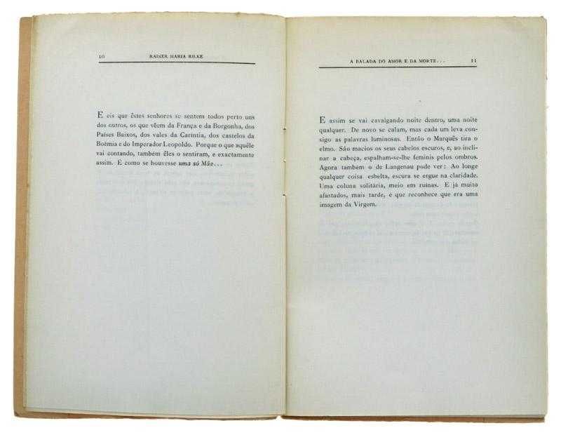 A balada do amor e da morte do Alferes Cristovão Rilke,Rainer M. Rilke