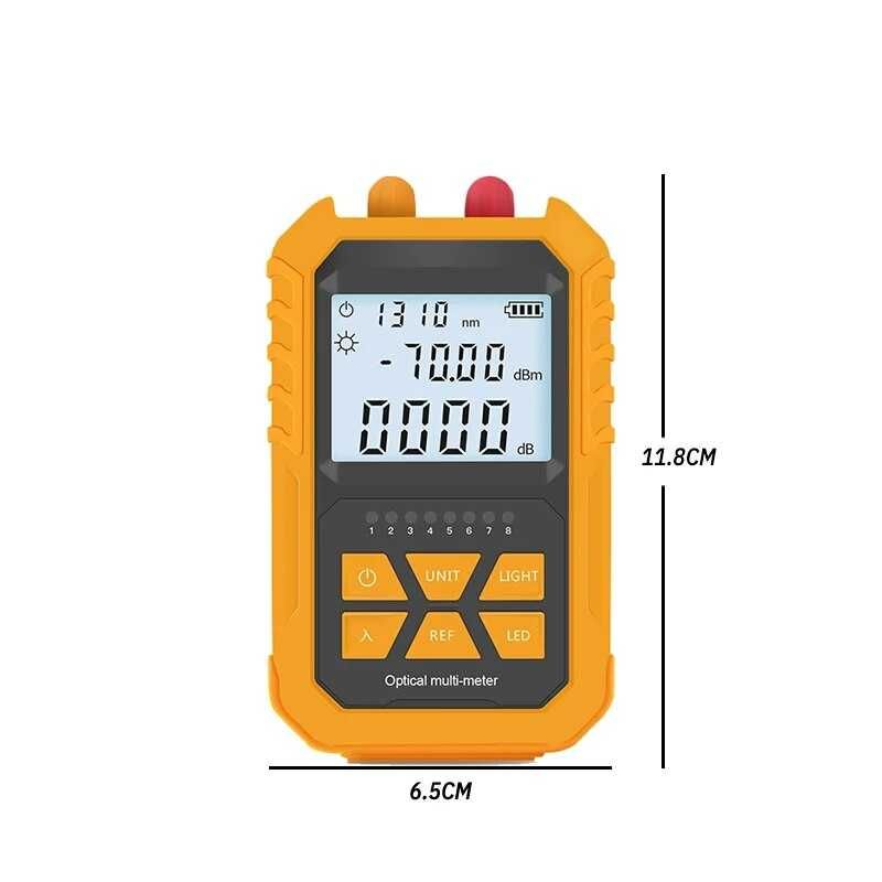 PowerMeter Testador Caneta Fibra Óptica e Cabo de Rede RJ45