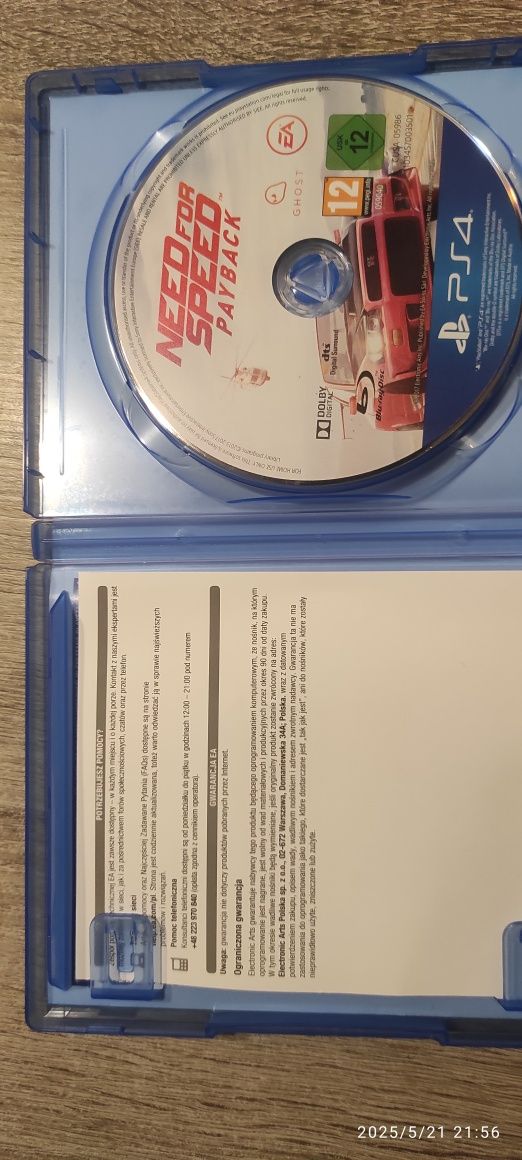 Need for speed payback PS4