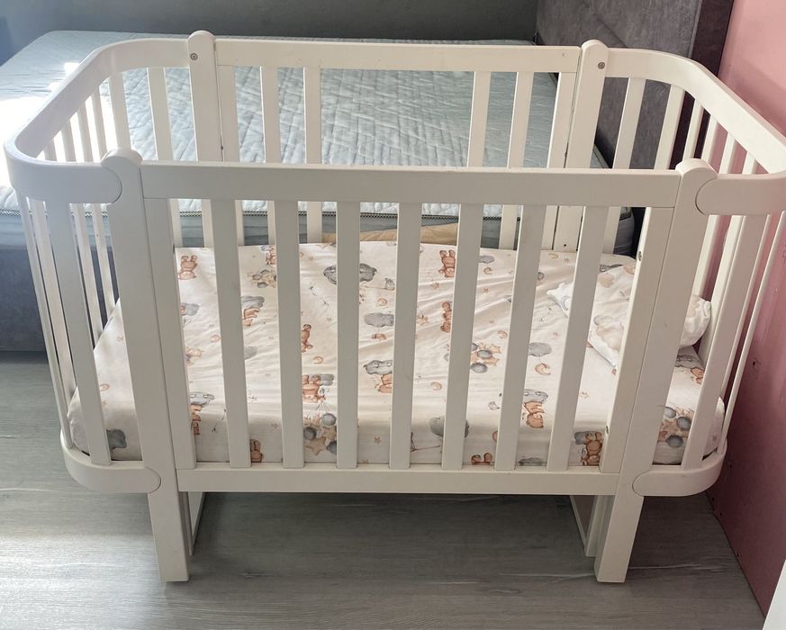 КРОВАТКА ВЕРЕС МОНАКО + маятник + матрац