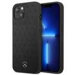 Etui Mercedes Leather Stars Pattern na iPhone 13 mini - czarne