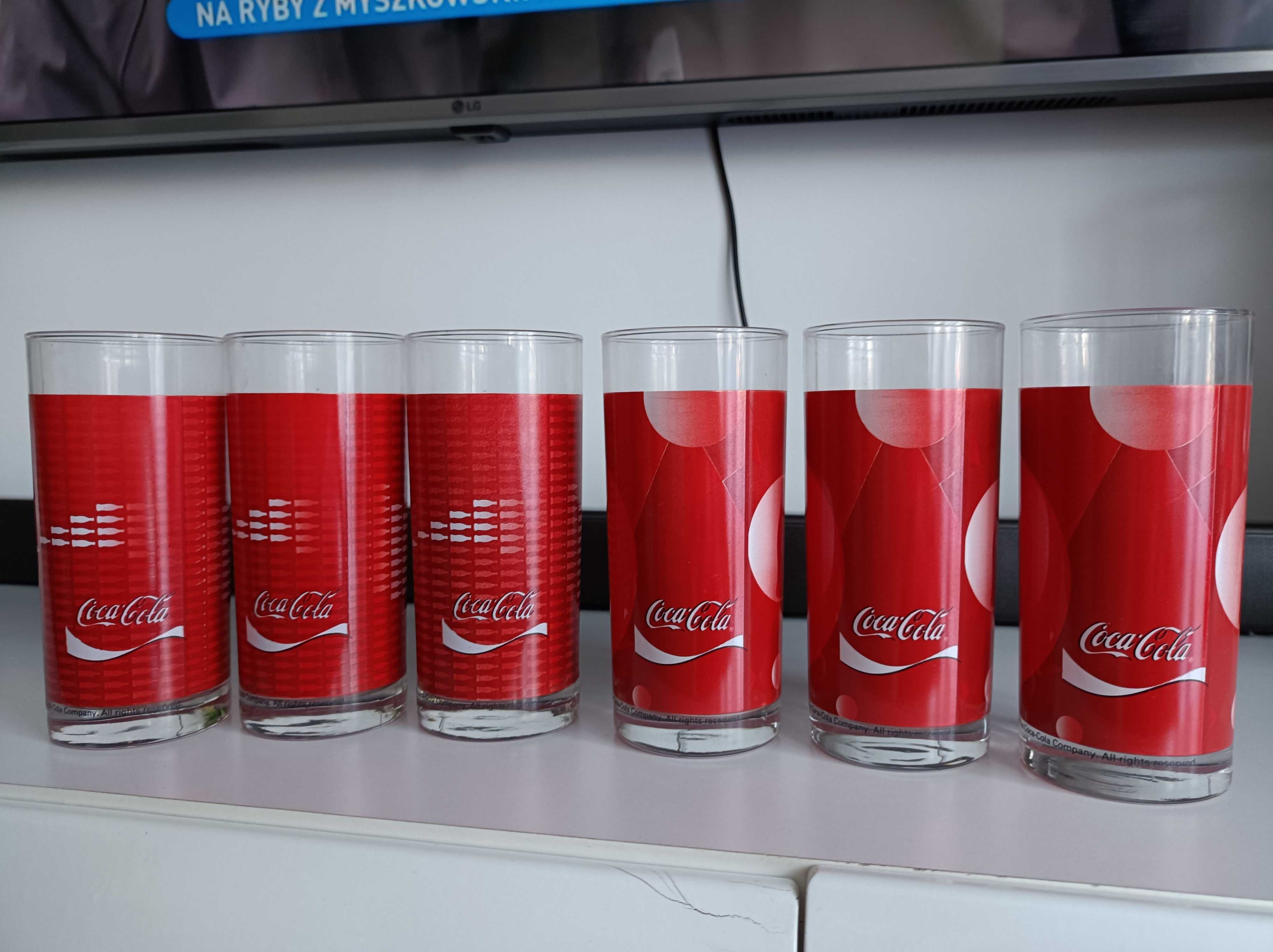 Szklanki kolekcjonerskie Coca-Cola 2003
