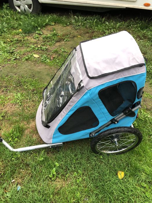 Riksza do roweru dla psa wozek przyczepka