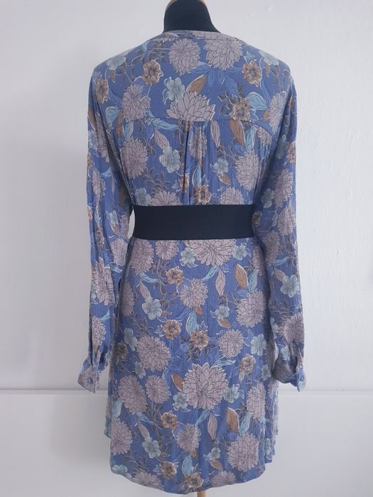 Bluzka koszulowa koszula tunika damska marki Janina rozmiar XL/2XL