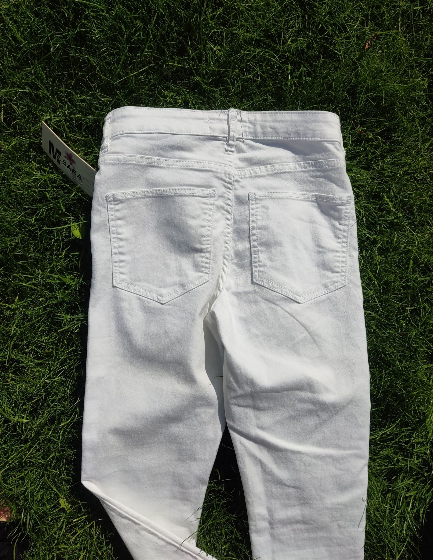 Spodnie NOWE białe roz 34-36