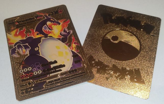 Złota karta Pocemon - DRACAUFEU HP330
