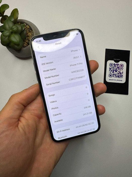 Iphone 11 pro 256 gb, ідеальний стан, айфон 11 про 256 гб