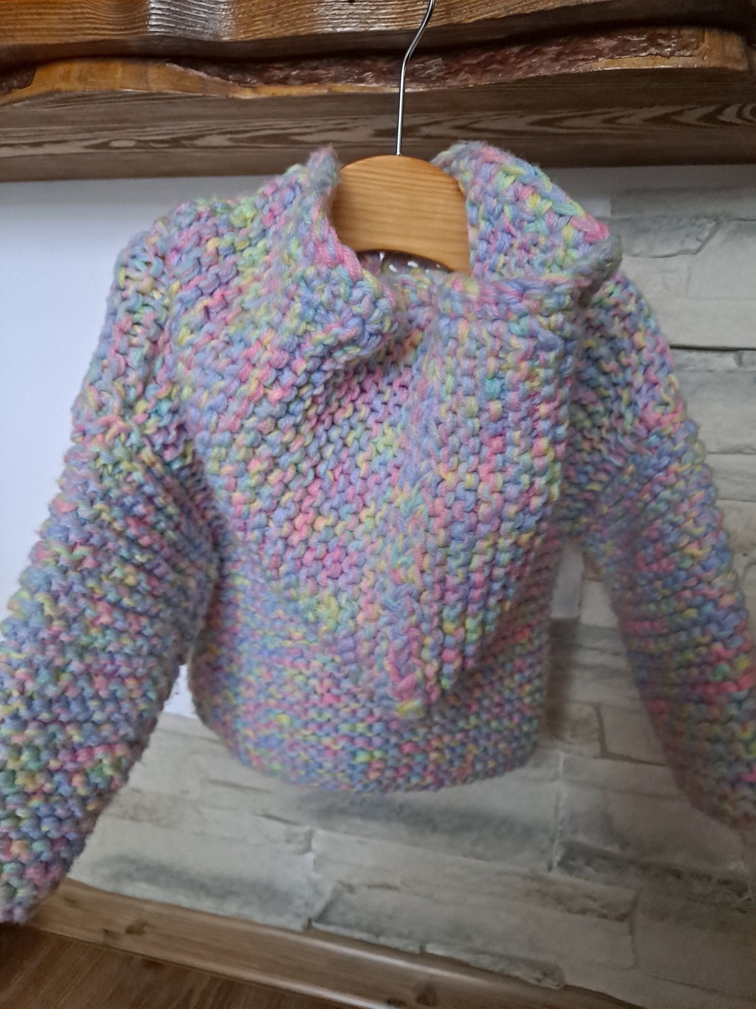 Sweterek Handmade Vintage r.74