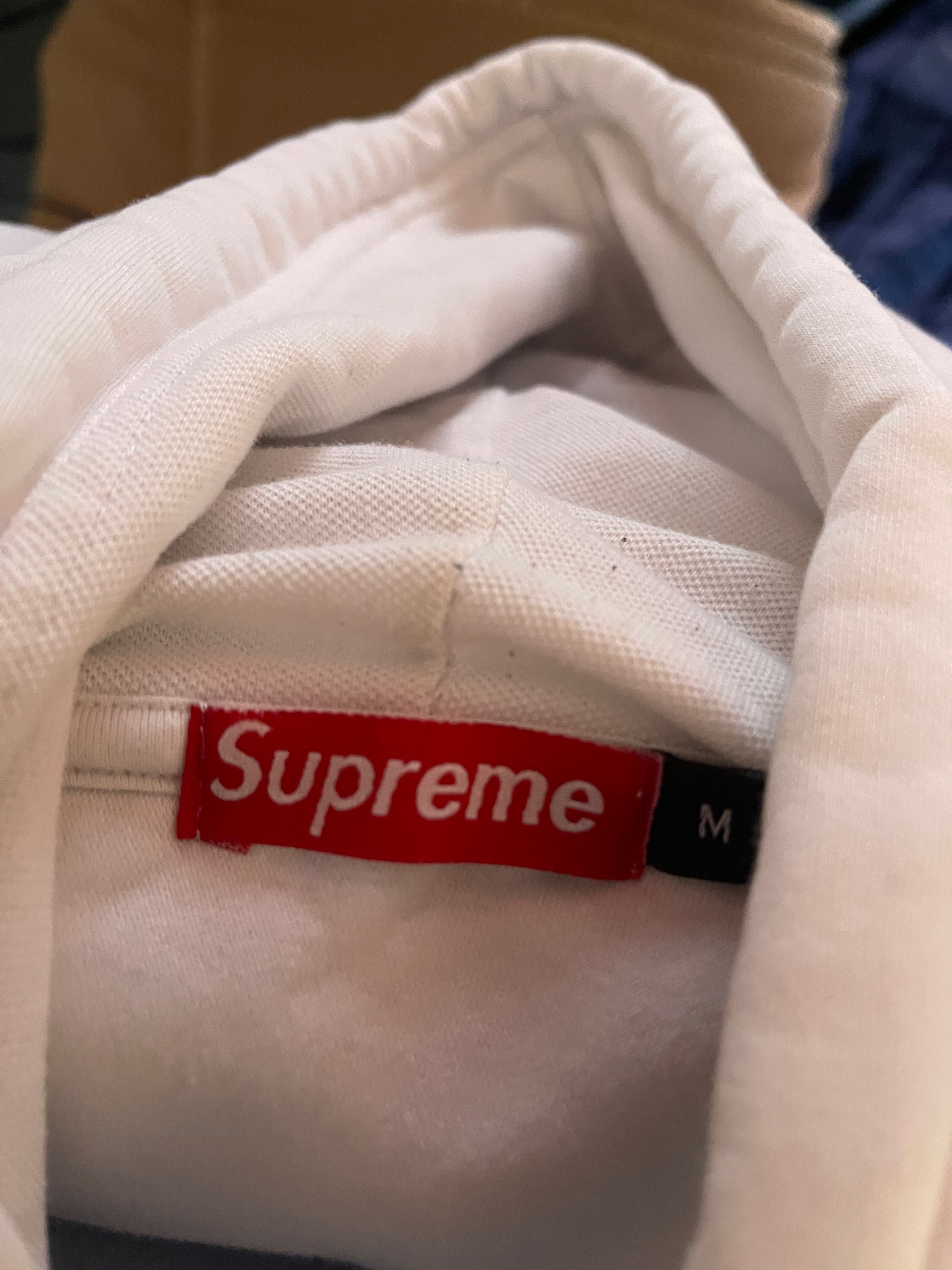 Hoodie Supreme Branca