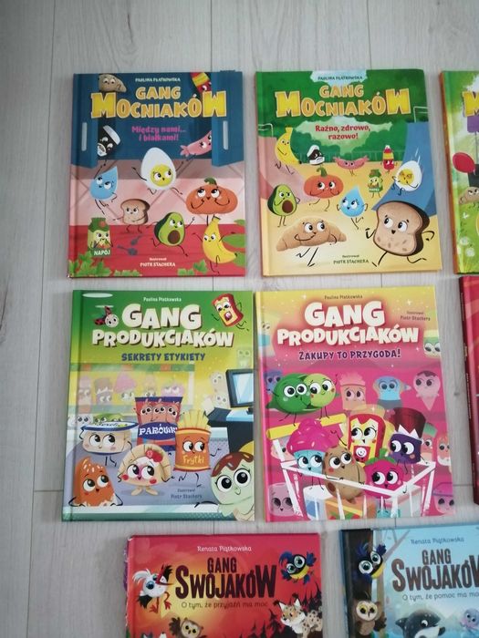 Książki z Biedronki 15 szt Gang bystrzaków swojaków mocniaków produkci