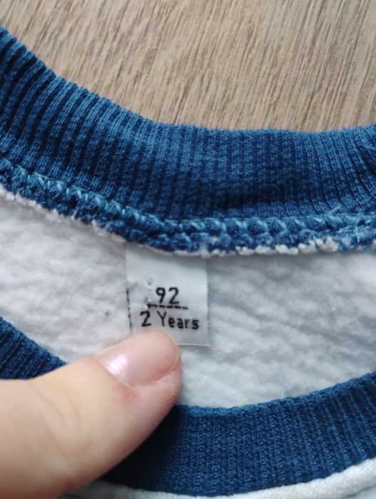 Śliczny ciepły sweterek, bluza z misiem