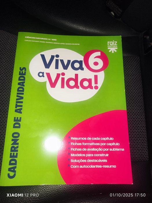 Caderno de actividades Ciências Naturais 6. Ano