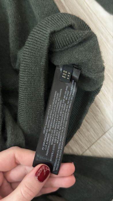 Зеленый джэмпер massimo dutti