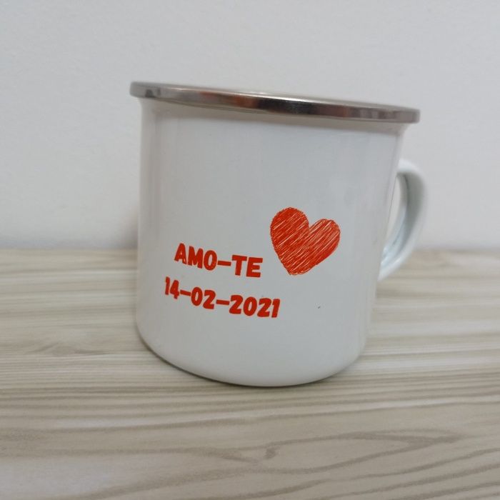 Caneca Esmalte Personalizada