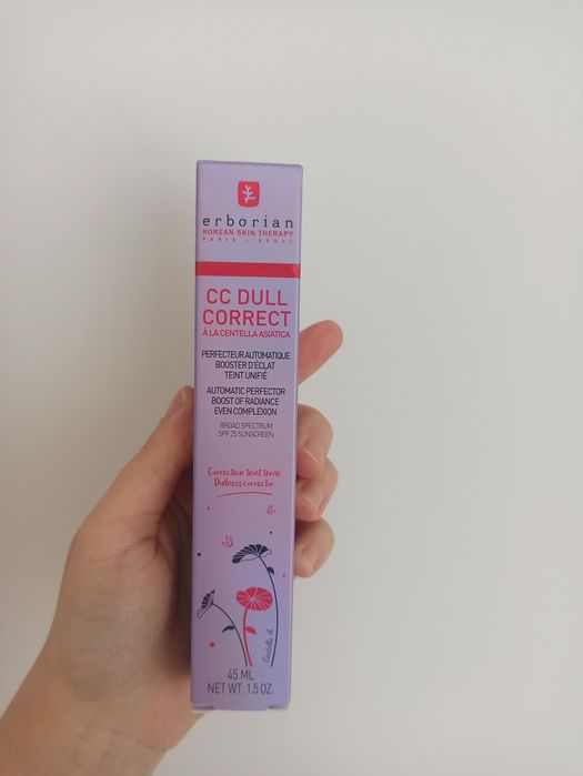 Erborian CC Dull Correct 45 ml krem upiększający z kolorem SPF 25NOWY