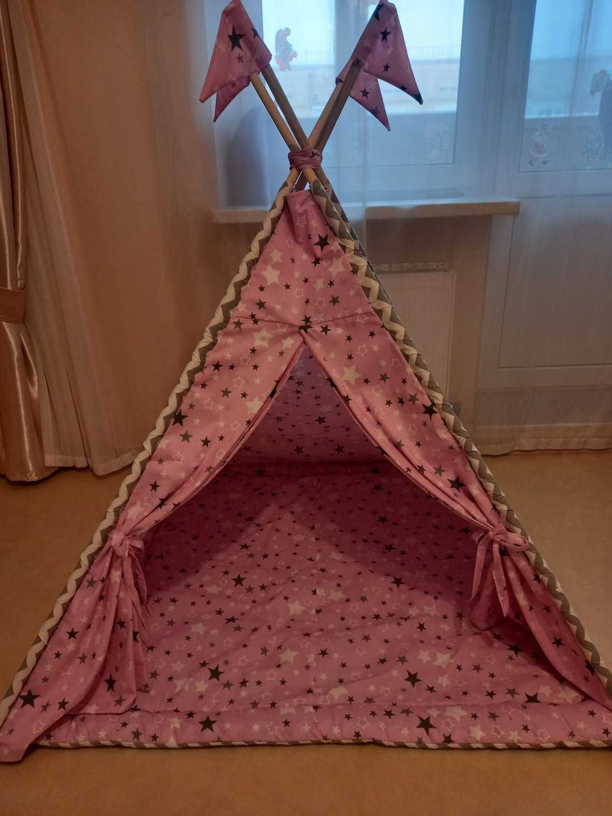 Вигвам, палатка, домик для девочки