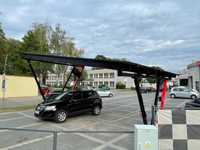 Wiata/ carport dwustanowiskowy 18 x 540W (9,72 kW) z montażem