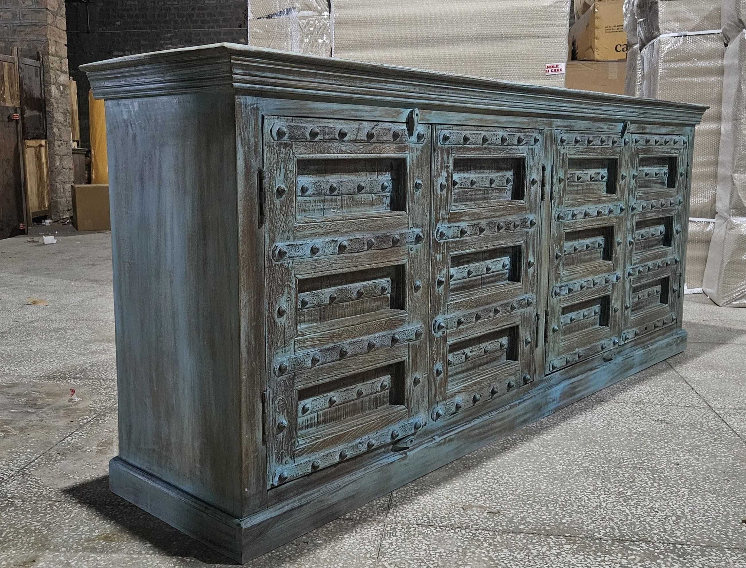 Komoda antyczna indyjska 234x51x97cm