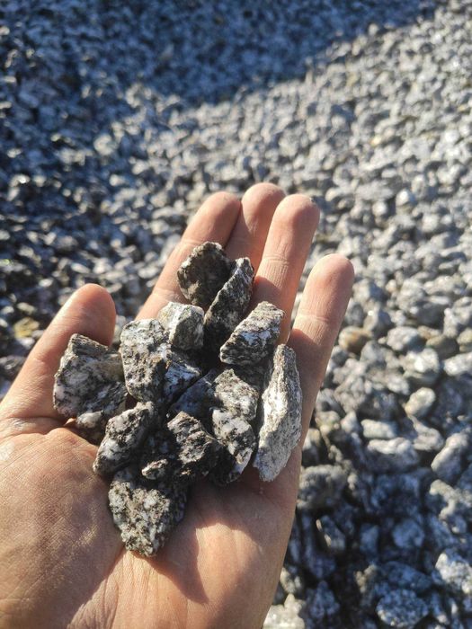 Grys "Kośmin" - Granodioryt, sjenit czarno-biały, kamień ogrodowy