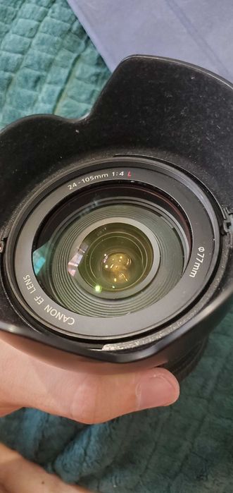 Aparat Canon 77D + canon EF 50mm 1.8 + Canon EF 24-105 L