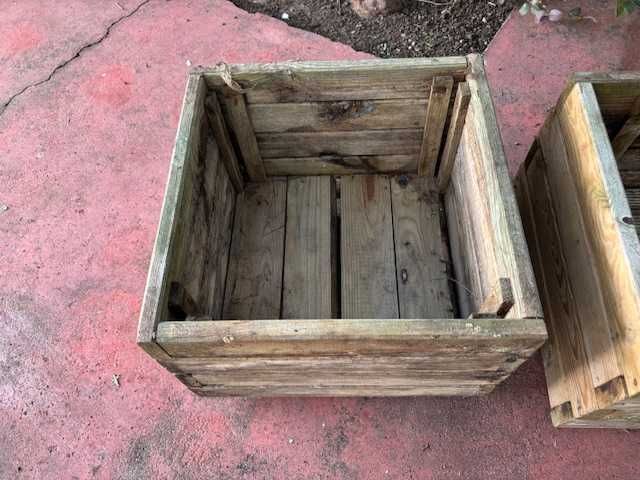1 Floreira canteiro de madeira madeira Mix Wood