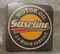 Magnes metalowy Motor Oil Gasoline service