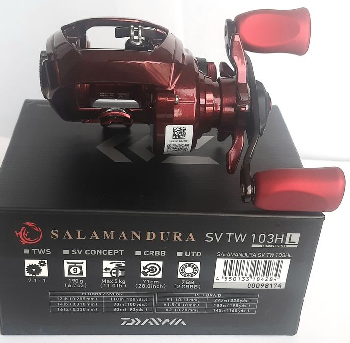 Котушка Daiwa Salamandura (Tatula) SV TW мультиплікаторна ліворука
