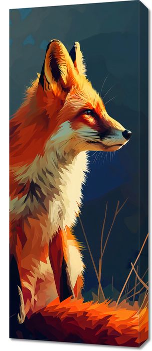 Obraz 40x100cm Spojrzenie Lisicy