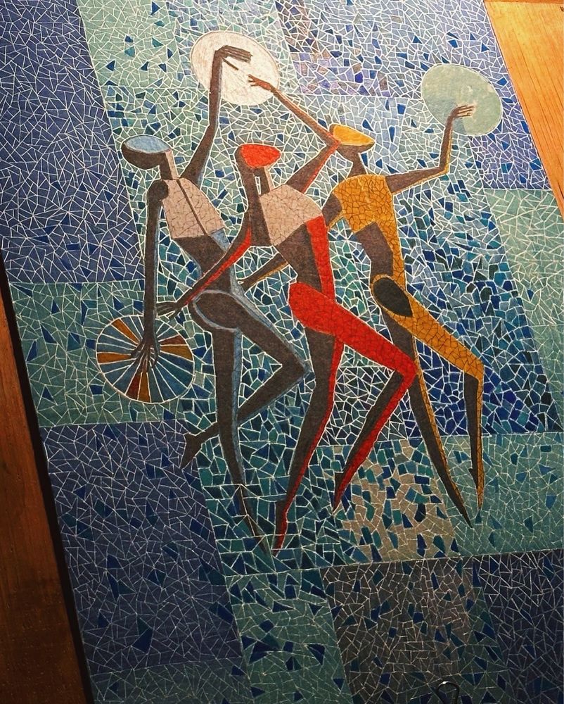 Stworzenie świata - obraz mozaika 50 x 70 cm