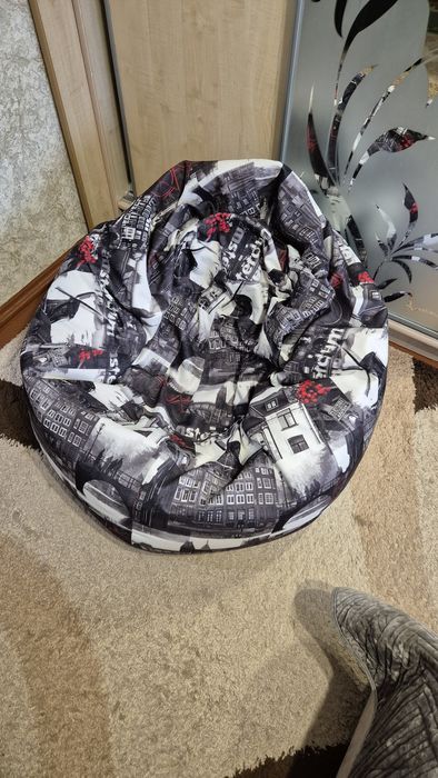 Крісло  - мішок (принт)