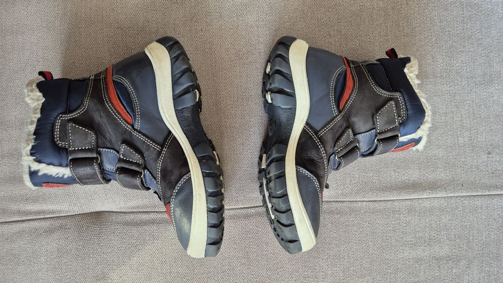 Lasocki trzewiki śniegowce zimowe kozaki skórzane watertex 28