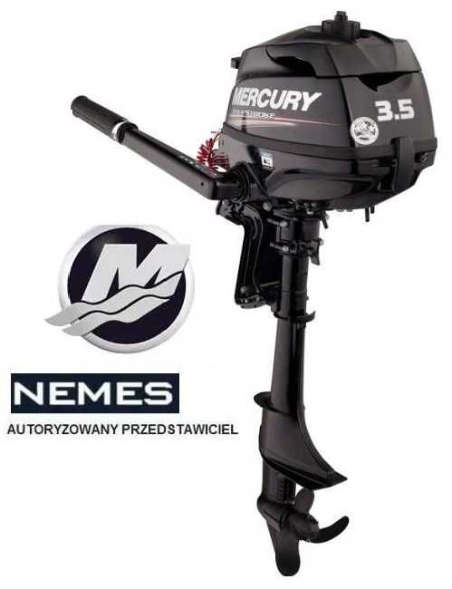 Silnik zaburtowy Mercury FourStroke F3.5 MH (krótka stopa 15"), NOWY