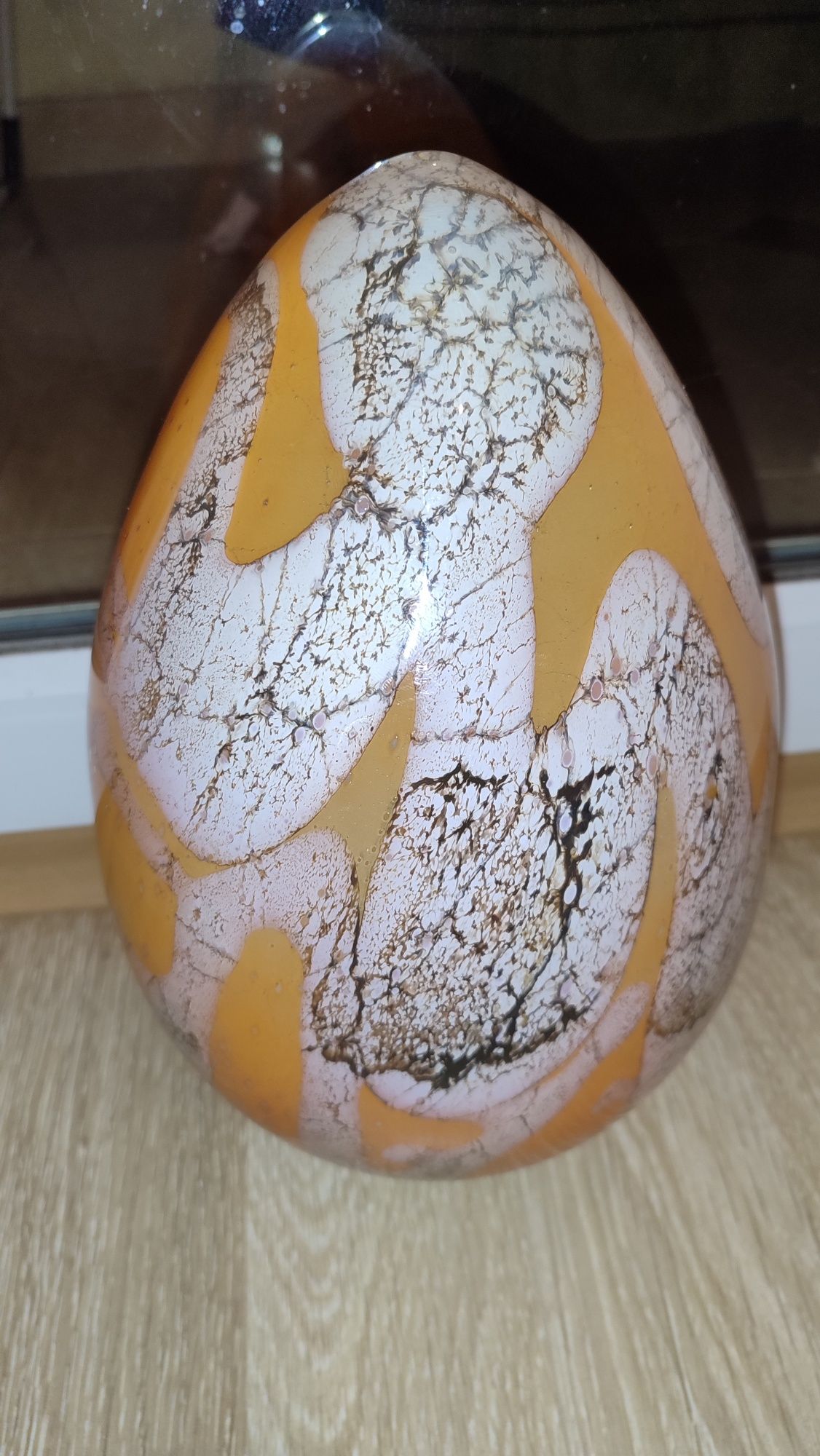 Велике художнє скляне яйце, гутна техніка ЛКСФ
