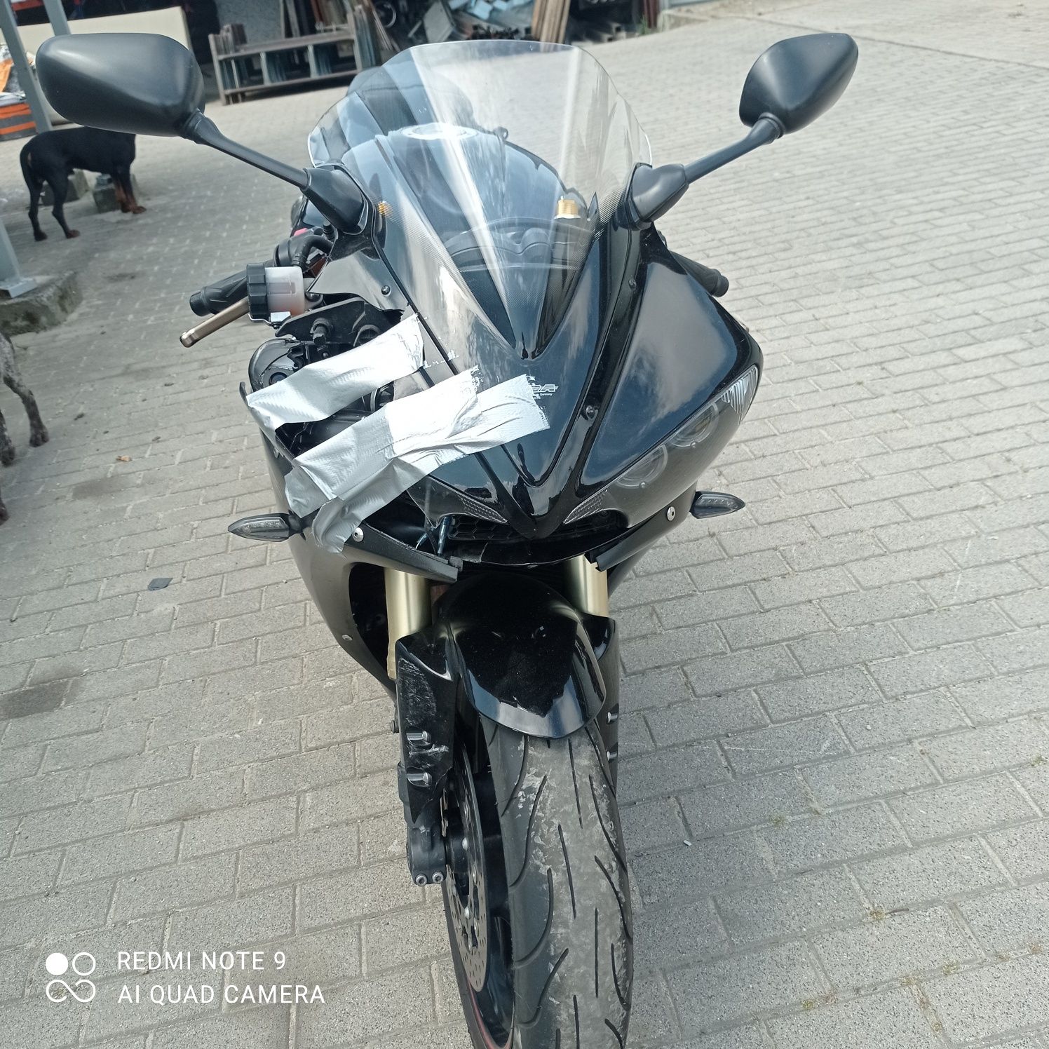 Yamaha R6 rj09,2004 , uszkodzona