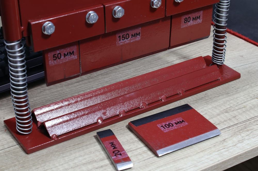 Сегментный листогиб, приставка к прессу