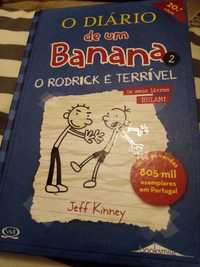 Livro "O diário de um banana 2 - o Rodrick é terrível"