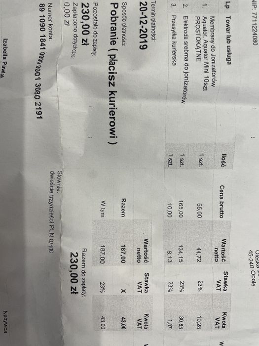 Jonizator wody Aqator Silver mini