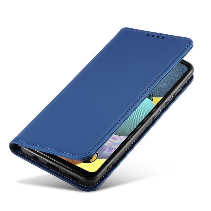 Etui Portfel Magnet Card Case do Samsung Galaxy A52 5G - Niebieskie