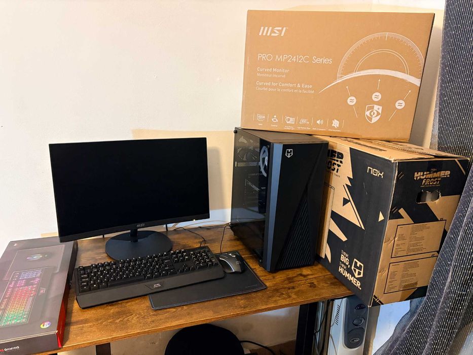 Pc/Gaming Core i7 / Ram 32Gb /AMD RX580 8Gb / Monitor Msi 24" Curvo